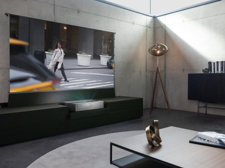 Celexon CLR HomeCinema Plus UST, 100" melns  projekcijas ekrāns img 3