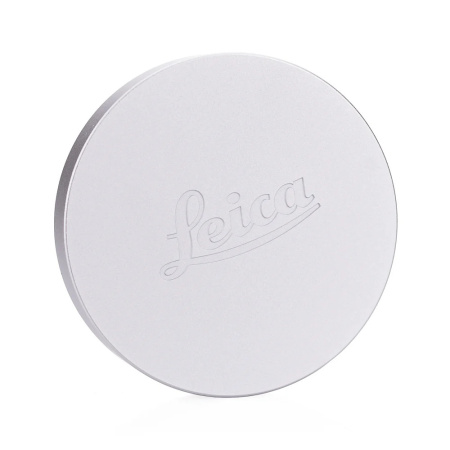 Leica Replacement Silver Front Lens Cap for Summilux-M 50mm f/1.4, silver chrome (11714) img 0