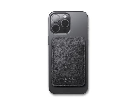 Leica Cardholder for MagSafe, leather, black img 1