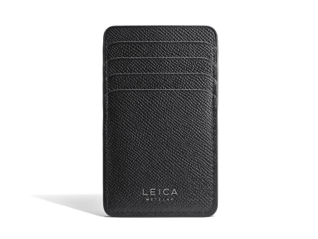 Leica Cardholder vertical, leather, black img 0