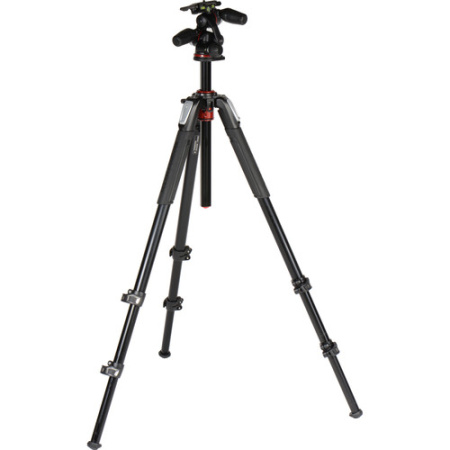 Statīvs Manfrotto 055 KIT ALU+3W img 0